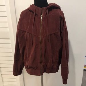 American Eagle outfitters Corduroy Zip Jacket